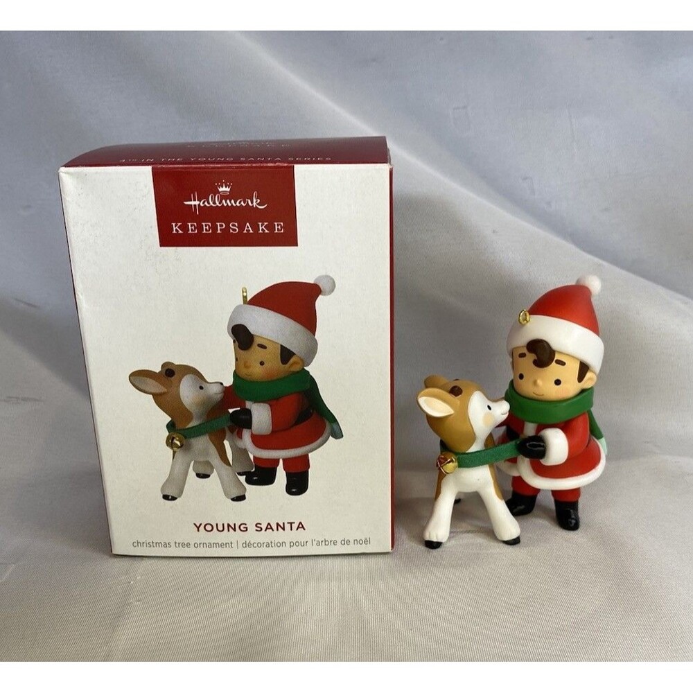 Hallmark 2025 Young Santa 4th in Series Keepsake Christmas Ornament NIB